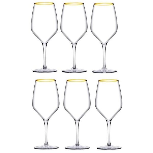 Pasabahce 440349 Napa Golden Touch Weinglas 470ml 6er Set – Bild 3