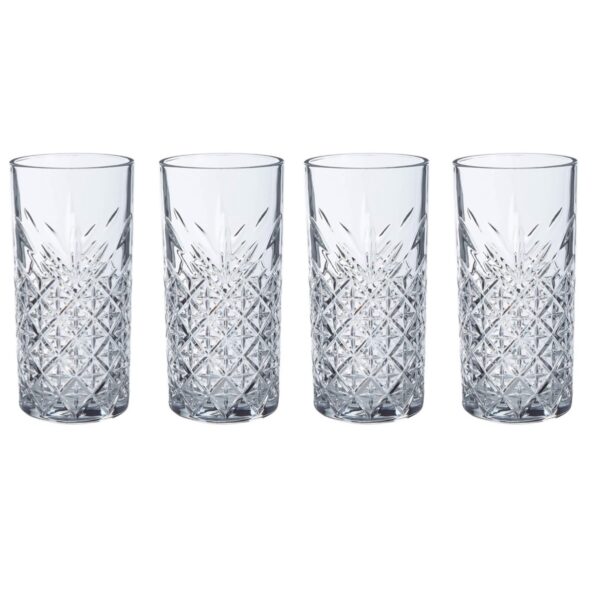 Pasabahce 52820 Timeless Longdrinkgläser 295ml 4er Set