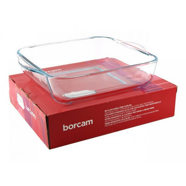 Pasabahce 59034 Borcam quadratische Schale Auflaufform 1950ml – Bild 3