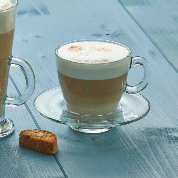 Pasabahce Aqua 95040 Teegläser Kaffeegläser mit Henkel 215ml 6er Set – Bild 2