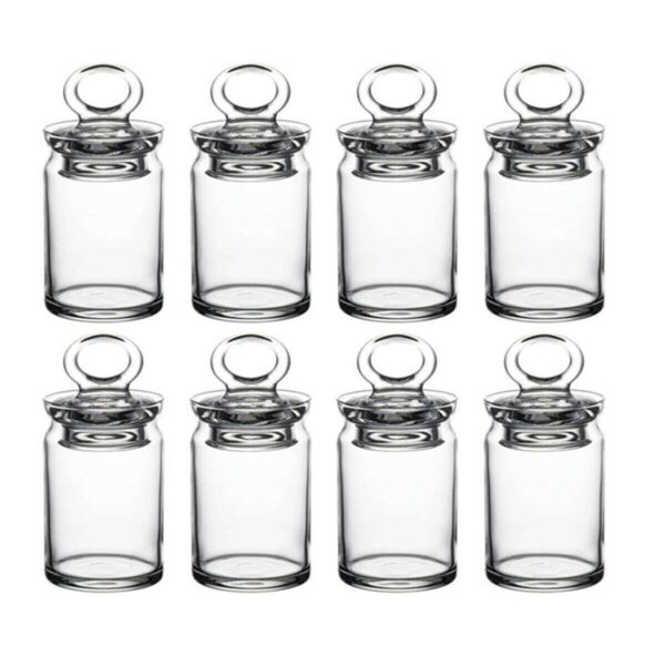 Pasabahce 95104 Kitchen Mini Gewürzbehälter 240ml 8er Set