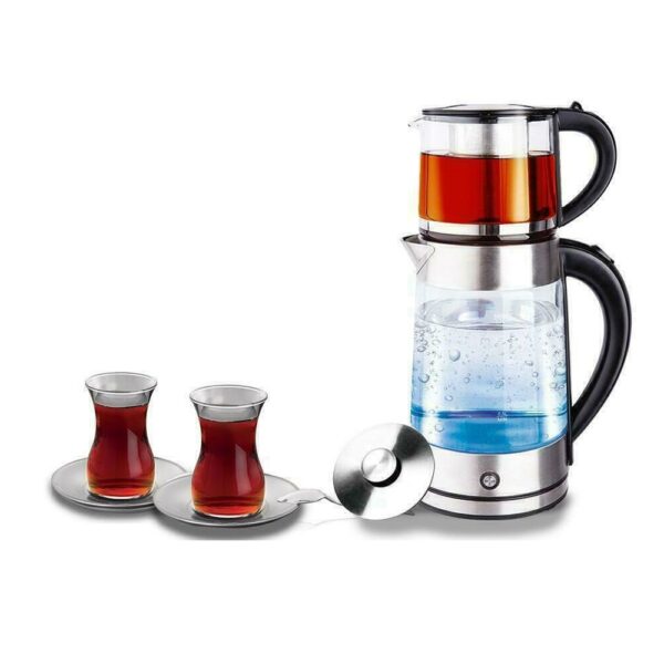 Dematex Tiryaki Glas Teekocher / Wasserkocher – Bild 2