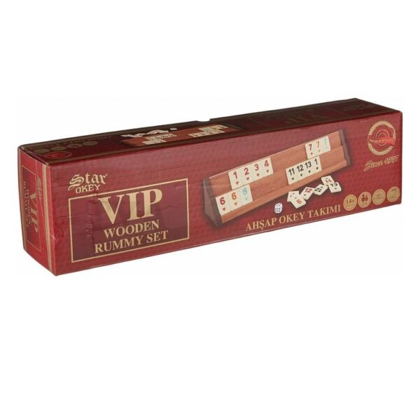 STAR VIP Okey »Star Premium Okey VIP Holz Wooden Rummy Set mit Melamin Steine Okey« – Bild 3