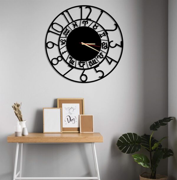 Wanduhr Modern 60 cm ohne Tickgeräusche Montero – Bild 3