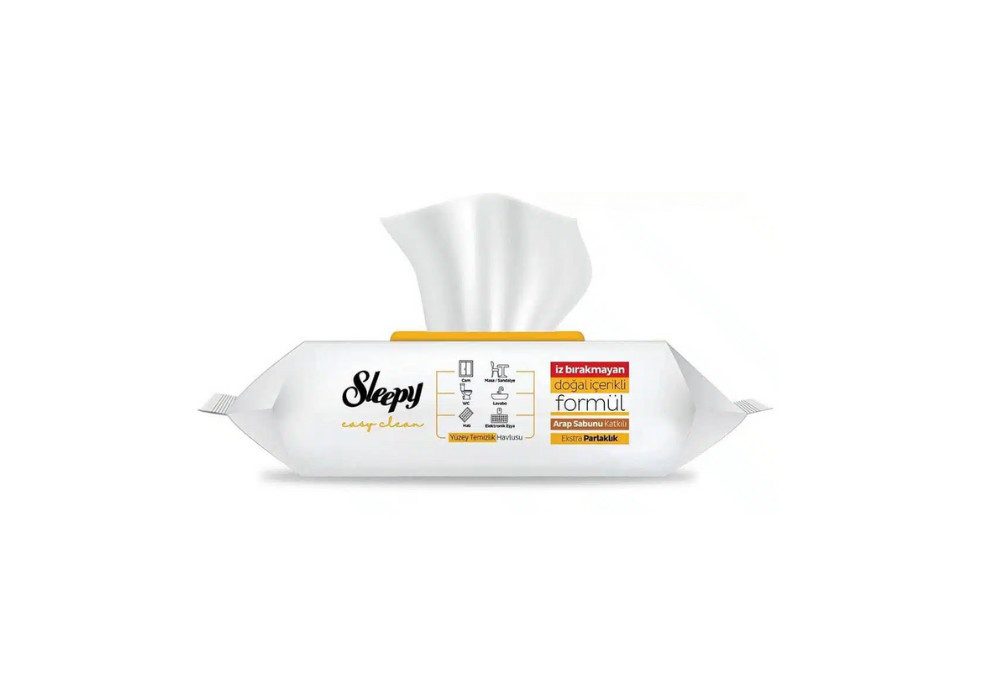 Sleepy Easy Clean Reinigungstücher 6x100 Stk. Gelb – Bild 2