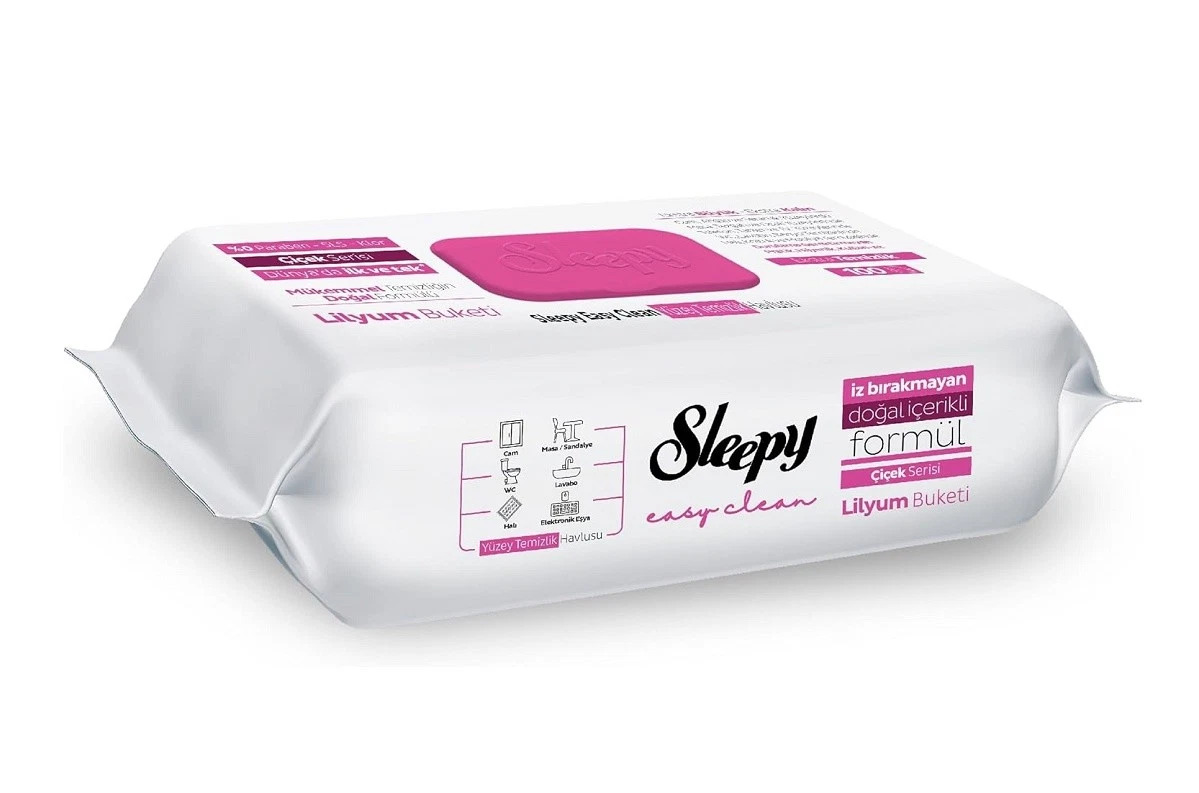 Sleepy Easy Clean Reinigungstücher 6x100 Stk. Rosa – Bild 2
